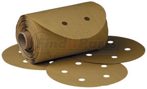 1643 by 3M - Stikit™ Gold Disc Roll D/F 01643, 6", P80A, 125 discs/roll