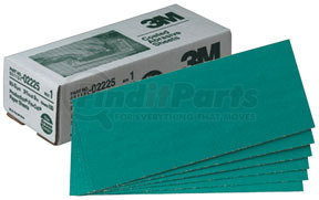 2225 by 3M - Green Corps™ Production™ Resin Sheet 02225, 3 2/3" x 9", 80D, 100 sheets/box