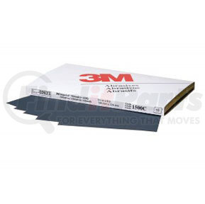2623 by 3M - Imperial™ Wetordry™ Sheet, 5 1/2 in x 9 in, 1500C, 50 sheets per sleeve