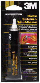 3601 by 3M - Plastic Emblem and Trim Adhesive, 30.0 mL, 12/cs