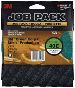 31550 by 3M - Green Corps™ Stikit™ Disc 31550, 8", 40E, 5, discs/pack