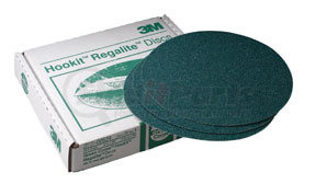 524 by 3M - Green Corps™ Hookit™ Regalite™ Disc 00524, 8" dia, 80E, 25 discs/bx