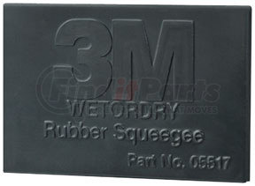 5517 by 3M - Wetordry™ Rubber Squeegee 05517, 2 3/4" x 4 1/4"