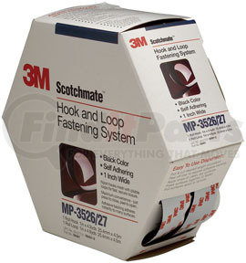6481 by 3M - Scotchmate™ Mini Pack 06481 Black, 1" x 4.9 yd