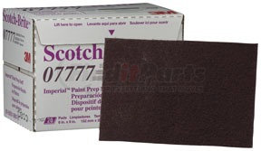 7777 by 3M - Scotch-Brite™ Imperial™ Paint Prep Scuff Pad 07777 Maroon, 9" x 6", 20 pads/box