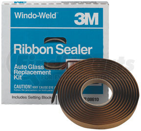 8610 by 3M - Window-Weld™ Round Ribbon Sealer 08610, 1/4" x 15' Kit