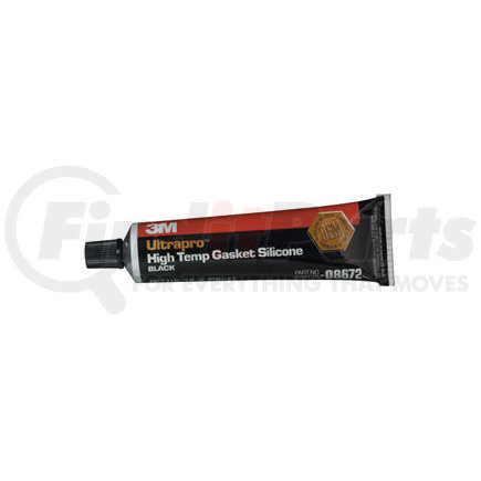 8672 by 3M - Ultrapro™ High Temp Silicone Gasket 08672 Black, 3 oz Tube