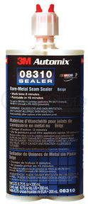8310 by 3M - Automix™ Bare-Metal Seam Sealer - Beige, 200 mL Cartridge