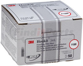 970 by 3M - Hookit™ Finishing Film Disc 00970, 6", P800, 100 discs/bx