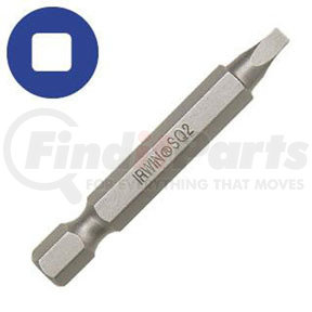 93265 by IRWIN HANSON - #2 SQUARE POWER BIT 6" LEN