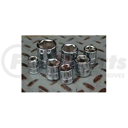 124516 by ATD TOOLS - 3/8" Drive 6-Point Standard Metric Socket - 18mm