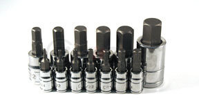 13784 by ATD TOOLS - 13 Pc. SAE  Hex Bit Socket Set