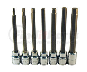 13786 by ATD TOOLS - 7 Pc. 4.5" Long  SAE Hex Bit Socket Set