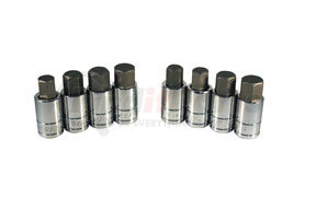 13788 by ATD TOOLS - 8 Pc. Large Size SAE/Metric Hex Bit Socket Set