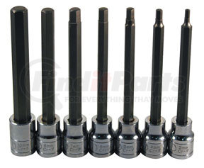 13787 by ATD TOOLS - 7 Pc. 4.5" Long Metric  Hex Bit Socket Set