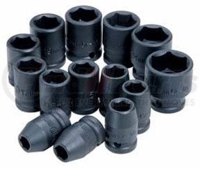 4115 by ATD TOOLS - 1/2" Drive 6-Point Standard Metric Impact Socket - 15mm
