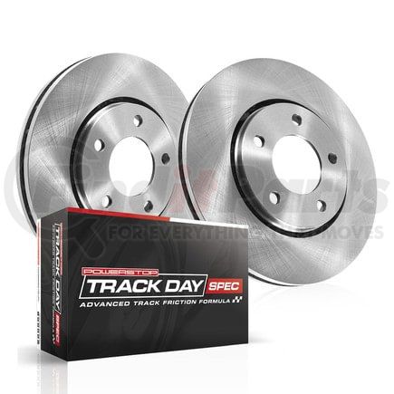 TDSK7082 by POWERSTOP BRAKES - Track Day Spec High-Performance Brake Pad and Rotor Kit