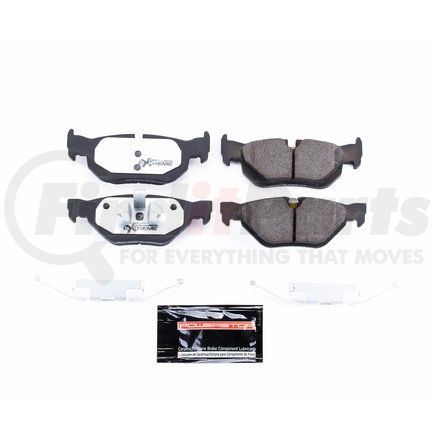 Z261171 by POWERSTOP BRAKES - Z26 STREET PERFORMANCE CARBON-FIBER CERAMIC BRAKE PADS W/ HARDWARE