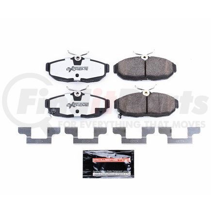 Z261562 by POWERSTOP BRAKES - Z26 STREET PERFORMANCE CARBON-FIBER CERAMIC BRAKE PADS W/ HARDWARE