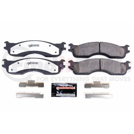 Z361054 by POWERSTOP BRAKES - Z36 TRUCK & TOW CARBON-FIBER CERAMIC BRAKE PADS W/ HARDWARE