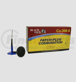 CU-306-8 by BLACK JACK TIRE REPAIR - PATCH PLUG COMBO 1/4 STEM