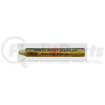MK-510-2 by BLACK JACK TIRE REPAIR - 1/2" White Paint Marker (Hex)