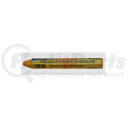 MK-511-2 by BLACK JACK TIRE REPAIR - 1/2" Yellow Paint Marker (Hex)
