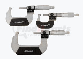 3M213 by CENTRAL TOOLS - 3 Piece Metric Micrometer Set