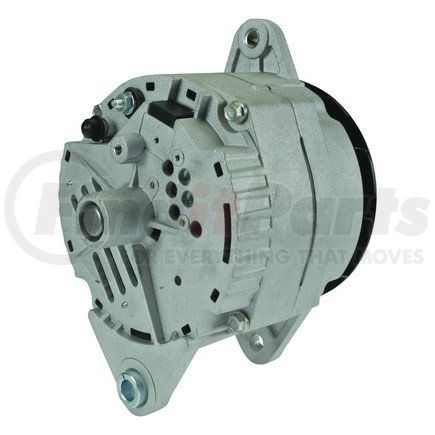 7850N by WAI - Alternator - Internal Regulator/External Fan 100 Amp/12 Volt, Bi-Directional, Negative Ground, w/o pulley