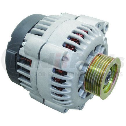 8490-9N by WAI - Alternator - Internal Regulator/Internal Fan 105 Amp/12 Volt, CW, 7-Groove Pulley, 09:00 Plug Clock