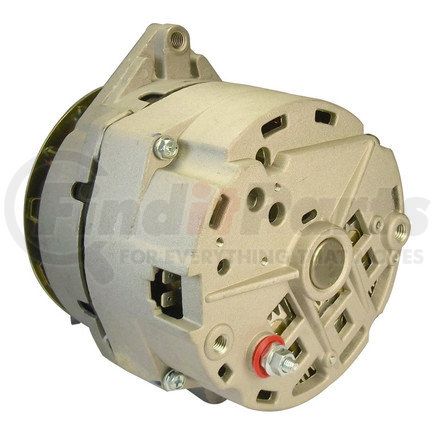 7287-9N by WAI - Alternator - Internal Regulator/External Fan 120 Amp/12 Volt, CW, Negative Ground, 4-Groove Pulley