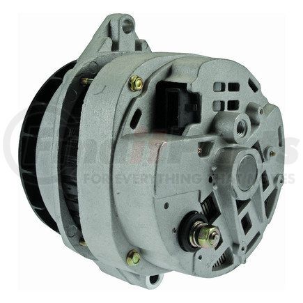 7684N by WAI - Alternator - Internal Regulator/External Fan 145 Amp/12 Volt, CW, 6-Groove Pulley, 11:00 Plug Clock