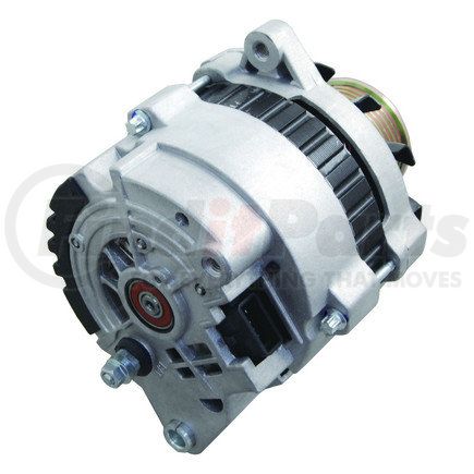 7687N by WAI - Alternator - Internal Regulator/External Fan 105 Amp/12 Volt, CW, 8-Groove Pulley, 03:00 Plug Clock