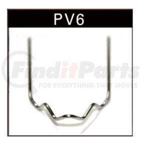 PV6 by E-Z RED - Heating Repair Pin, V-shape, 0.6, 100pcs