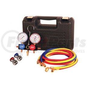 6698 by FJC, INC. - DUAL ALUM GAUGE SET W/COUPLERS