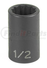 1117M by GREY PNEUMATIC - 3/8" Drive x 17mm 12 Point Standard Impact Socket