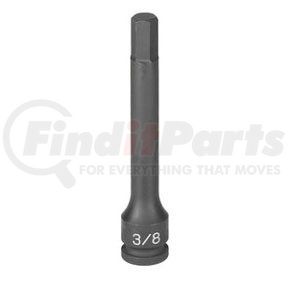 19044M by GREY PNEUMATIC - 3/8" Drive x 4mm Hex Driver 4"