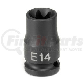 1108ET by GREY PNEUMATIC - 3/8" Drive x E8 External Star Impact Socket