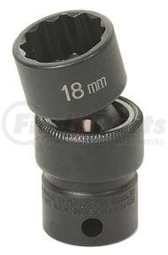 1114UM by GREY PNEUMATIC - 3/8" Drive x 14mm 12 Point Standard Universal Socket