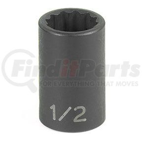 1118M by GREY PNEUMATIC - 3/8" Drive x 18mm 12 Point Standard Impact Socket