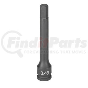 19084M by GREY PNEUMATIC - 3/8" Drive x 8mm Hex Driver 4"