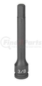 19084F by GREY PNEUMATIC - 3/8" Drive x 1/4" Hex Driver 4" Length