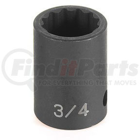 2114R by GREY PNEUMATIC - 1/2" Drive x 7/16" Standard Impact Socket - 12 Point