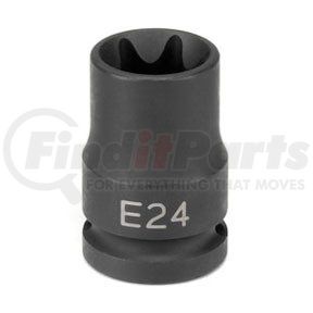 2118ET by GREY PNEUMATIC - 1/2" Drive x E18 External Star Impact Socket