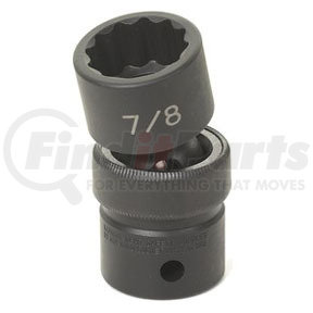 2118U by GREY PNEUMATIC - 1/2" Drive x 9/16" Standard Universal Socket- 12 Point