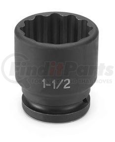 3154R by GREY PNEUMATIC - 3/4" Drive x 1-11/16" 12 Point Standard Impact Socket