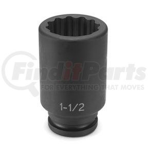 3126D by GREY PNEUMATIC - 3/4" Drive x 13/16" 12 Point Deep Impact Socket