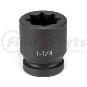 Grey Pneumatic 4548S 1" Drive x 1-1/2" Standard Impact Socket- 8 Point