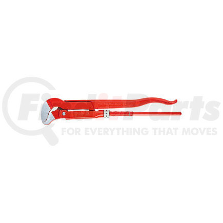8330010 by KNIPEX - Pipe Wrench Slim S-Type Serrated Jaw, 13" Length