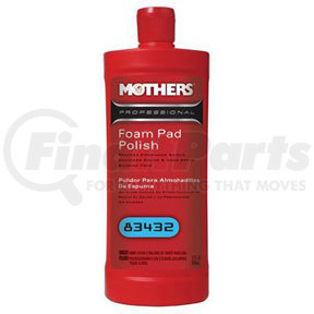 83432 by MOTHERS WAX & POLISH - Foam Pad Polish, Qt.